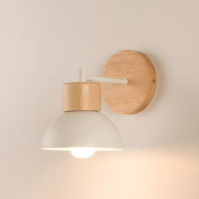 Modern Creative Wooden Bedroom Wall Light