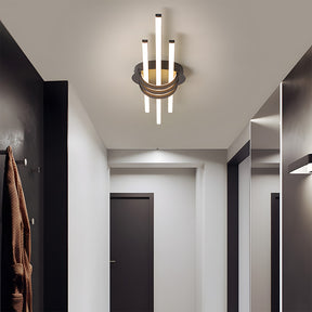 Modern Design Lines Aluminum Hallway Ceiling Lamp