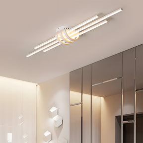 Modern Design Lines Aluminum Hallway Ceiling Lamp