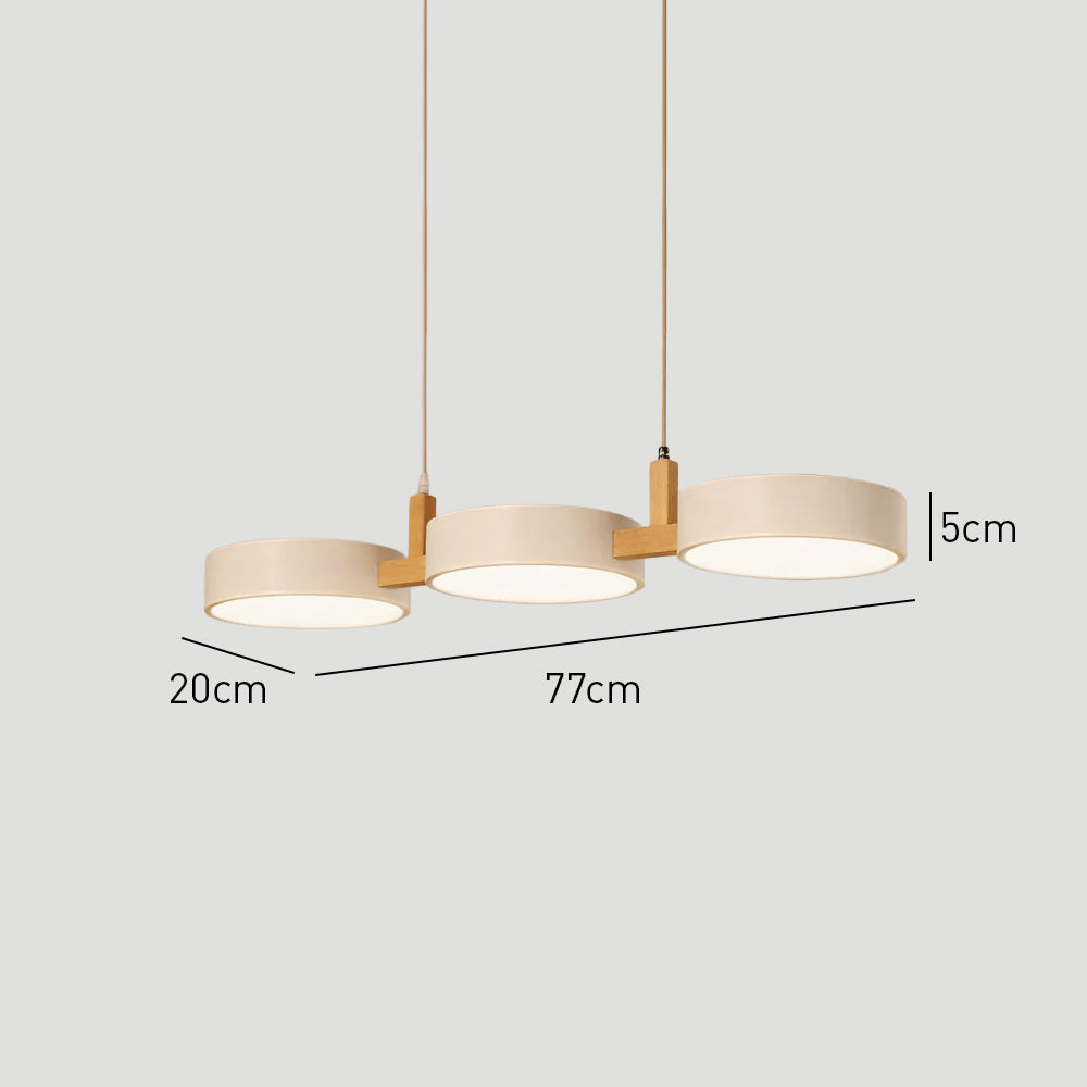 Modern Dining Rooms Cylinder Multi Light Pendant