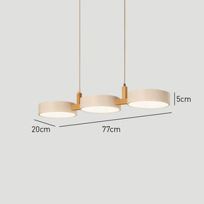 Modern Dining Rooms Cylinder Multi Light Pendant