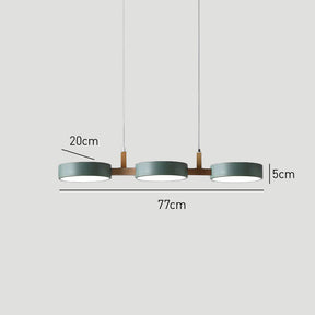 Modern Dining Rooms Cylinder Multi Light Pendant