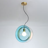 Single Head Pendant Lamp with Brass Ring