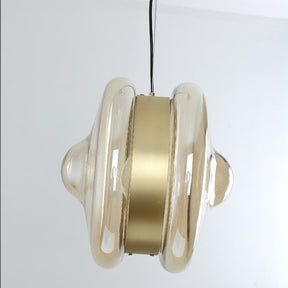 Single Head Pendant Lamp with Brass Ring