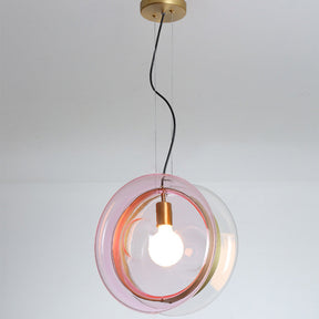 Single Head Pendant Lamp with Brass Ring