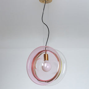 Single Head Pendant Lamp with Brass Ring