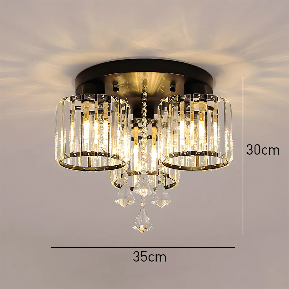 Modern Black Hallway Flush Ceiling Lights