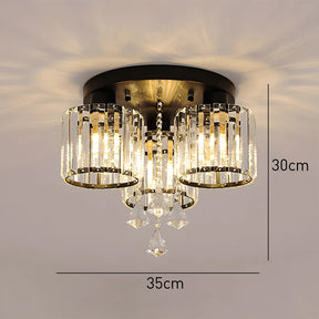 Modern Black Hallway Flush Ceiling Lights