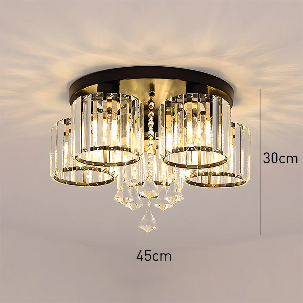 Modern Black Hallway Flush Ceiling Lights