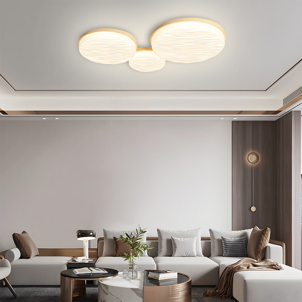 Modern Iron Bedroom Led Flush Ceiling Light