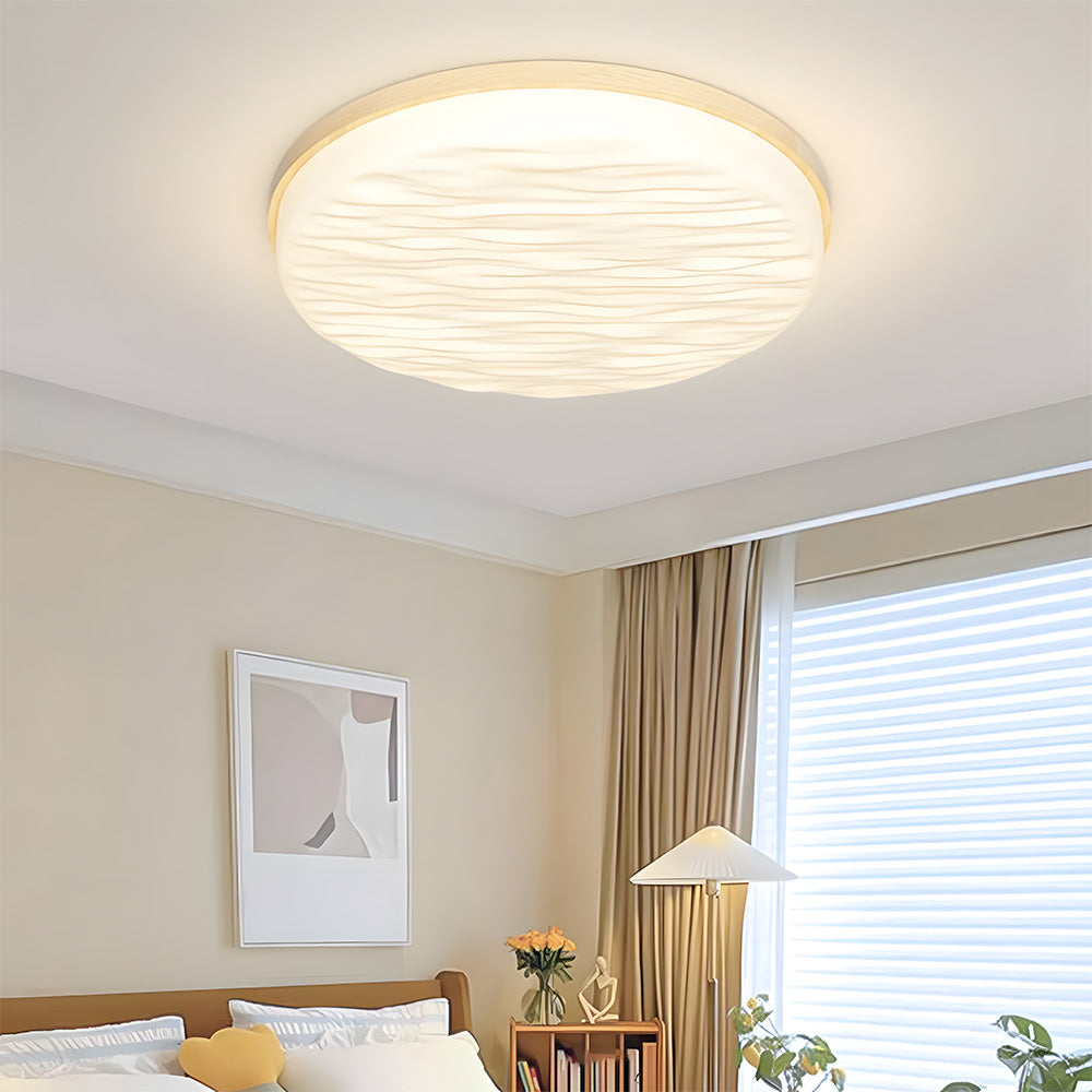 Modern Iron Bedroom Led Flush Ceiling Light