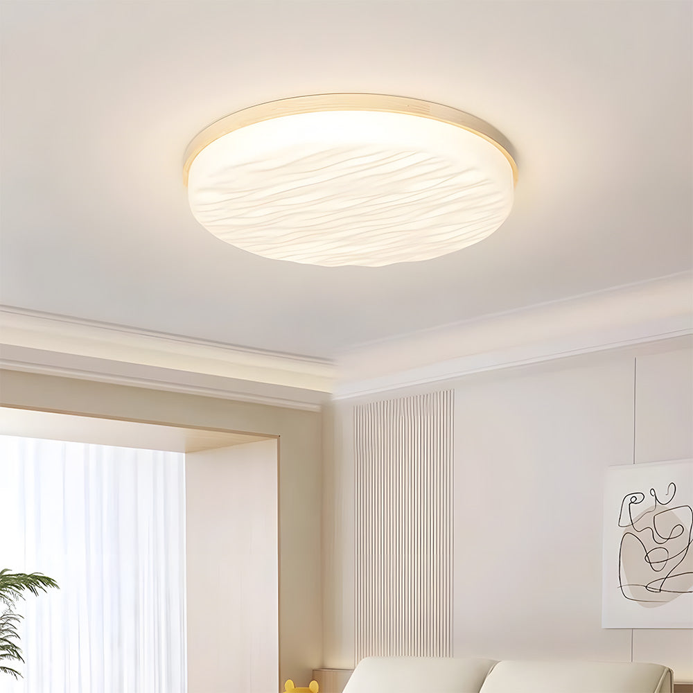 Modern Iron Bedroom Led Flush Ceiling Light