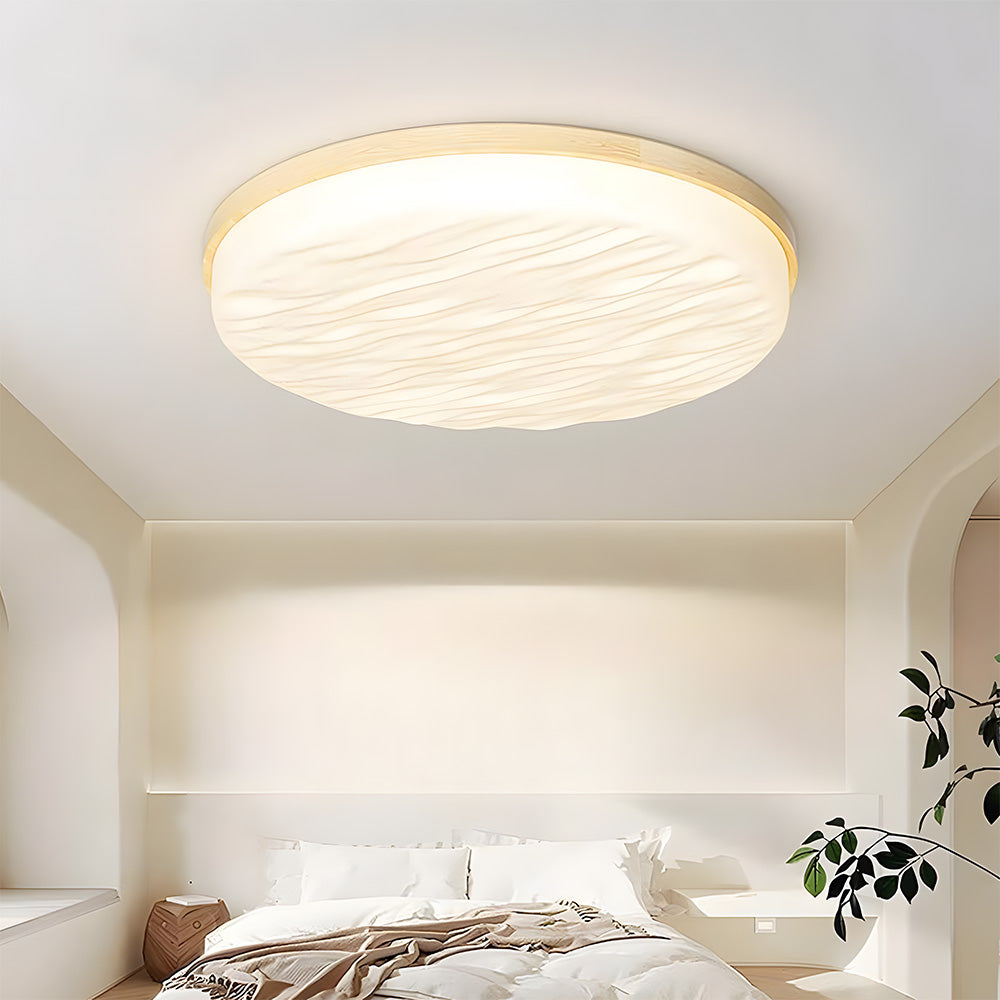 Modern Iron Bedroom Led Flush Ceiling Light