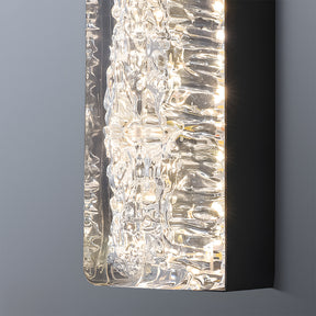 Modern Retro Black Acrylic Linear LED Ceiling Light