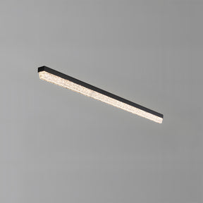 Modern Retro Black Acrylic Linear LED Ceiling Light