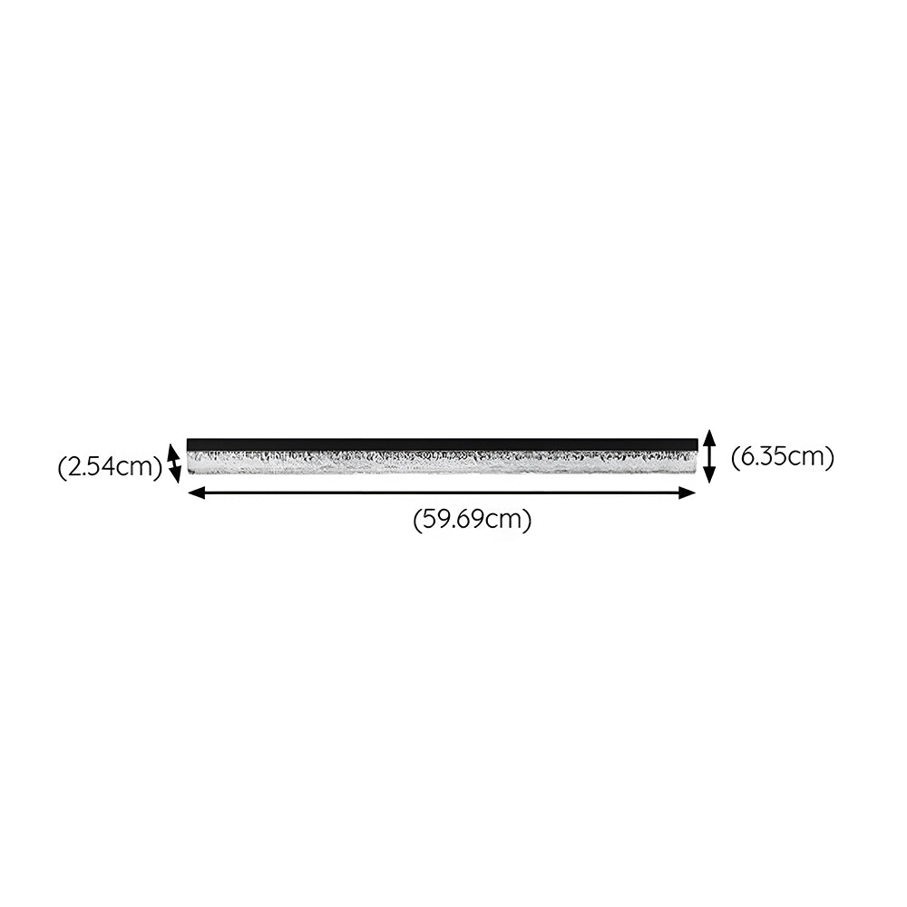 Modern Retro Black Acrylic Linear LED Ceiling Light