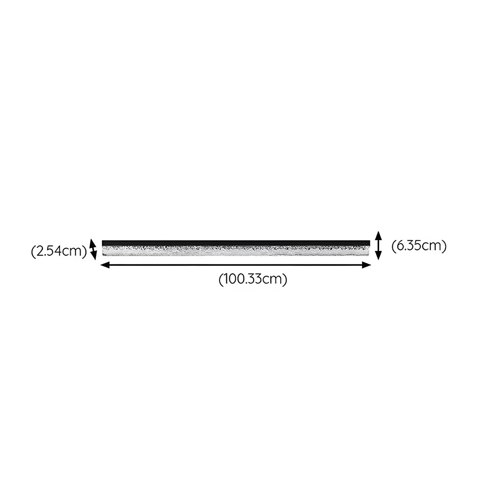 Modern Retro Black Acrylic Linear LED Ceiling Light
