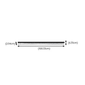 Modern Retro Black Acrylic Linear LED Ceiling Light