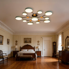 Modern Semi Flush LED Ceiling Lights for Bedroom Living Room