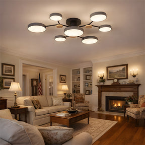 Modern Semi Flush LED Ceiling Lights for Bedroom Living Room