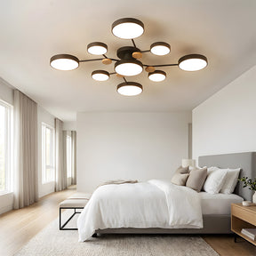 Modern Semi Flush LED Ceiling Lights for Bedroom Living Room