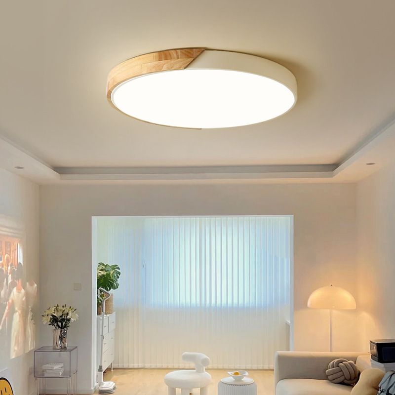 Modern Minimalist Round Flush LED Ceiling Lights