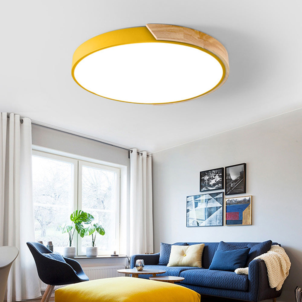 Modern Minimalist Round Flush LED Ceiling Lights