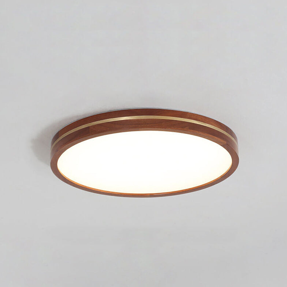 Simple Brown Dimmable LED Ceiling Light