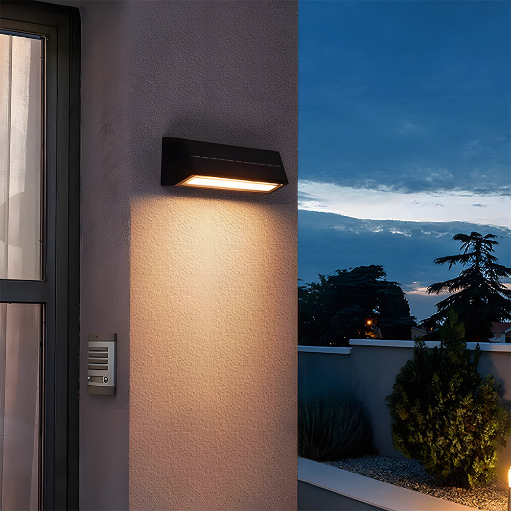 Modern Acrylic Outdoor Solar Wall Lights IP65