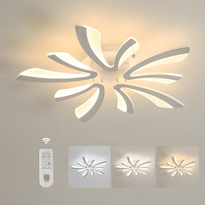 Nordic Petal Acrylic Living Room Ceiling Lights