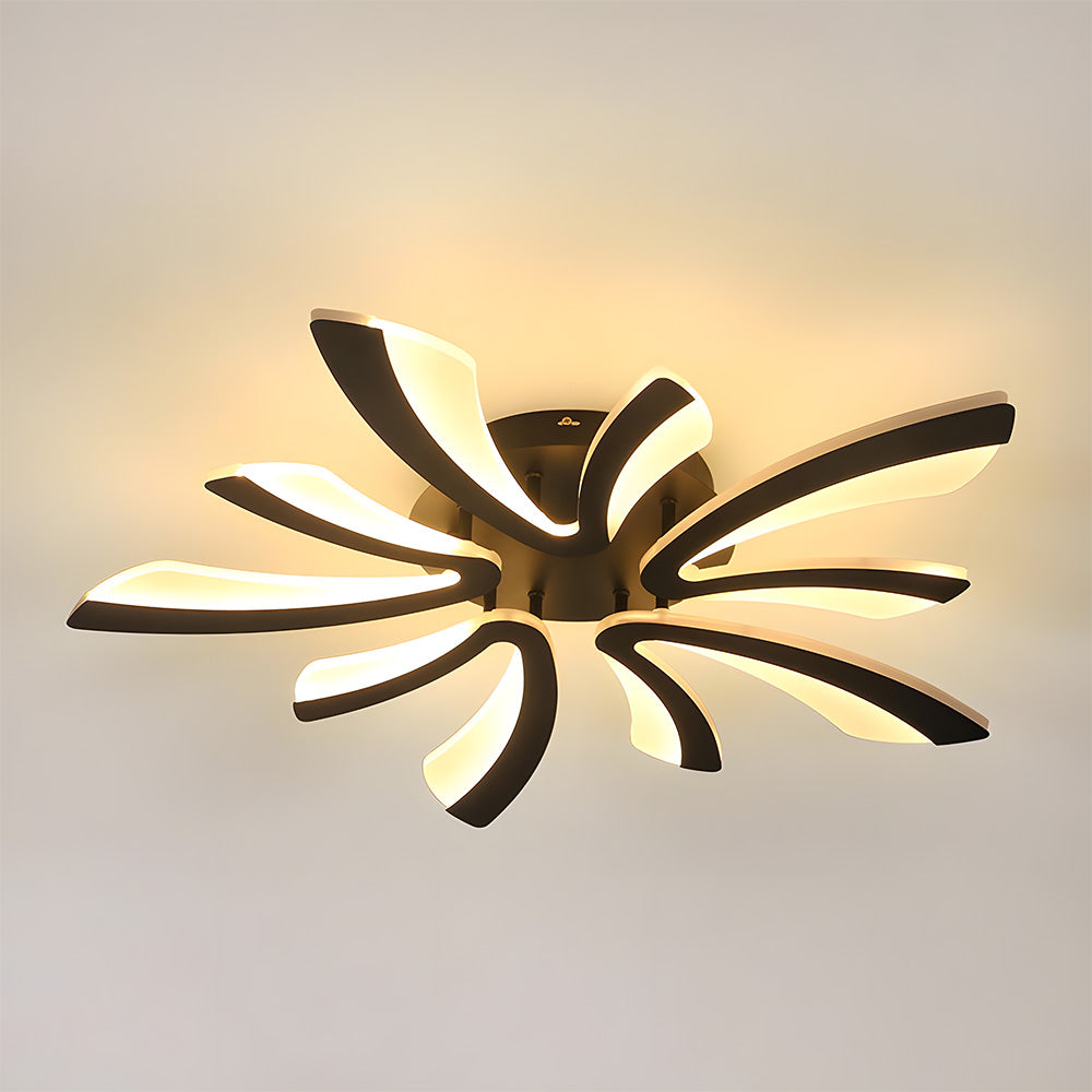 Nordic Petal Acrylic Living Room Ceiling Lights