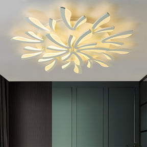 Nordic Petal Acrylic Living Room Ceiling Lights