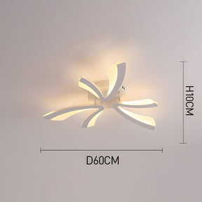 Nordic Petal Acrylic Living Room Ceiling Lights