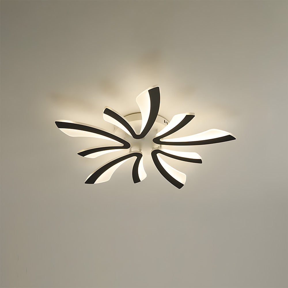 Nordic Petal Acrylic Living Room Ceiling Lights