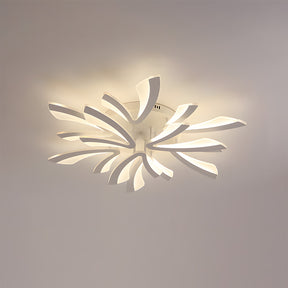 Nordic Petal Acrylic Living Room Ceiling Lights