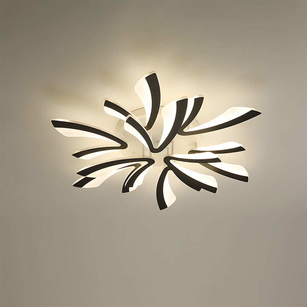 Nordic Petal Acrylic Living Room Ceiling Lights