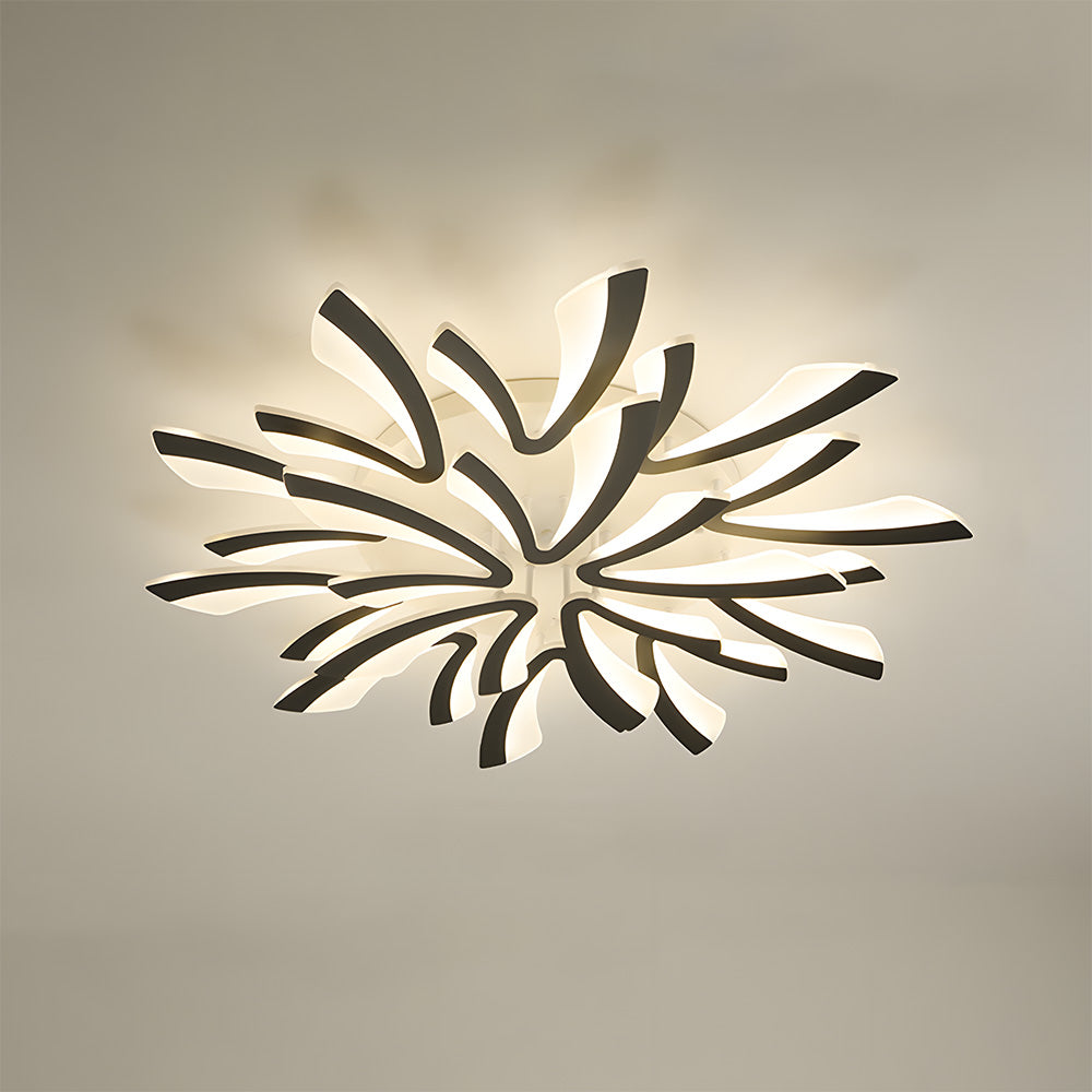 Nordic Petal Acrylic Living Room Ceiling Lights