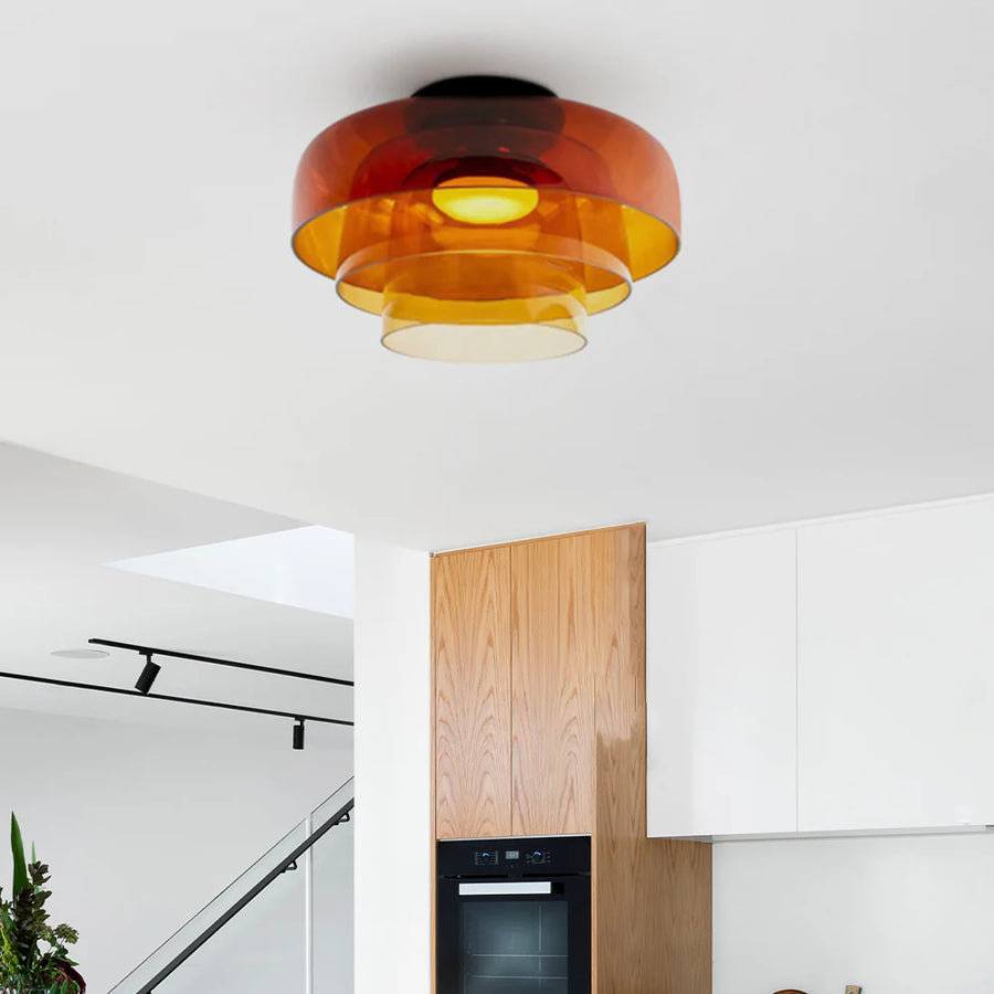 Lampsmodern Flush Mount Ceiling Light Glass Kitchen Glass Ceiling Lamp