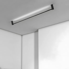 Nordic Minimalist Linear Black Ceiling Light