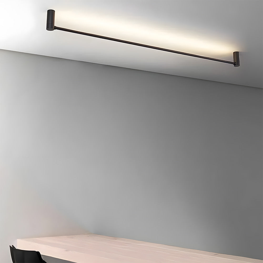 Nordic Minimalist Linear Black Ceiling Light