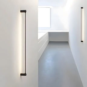 Nordic Minimalist Linear Black Ceiling Light