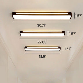 Modern Nordic Minimalist Long LED Ceiling Lighting