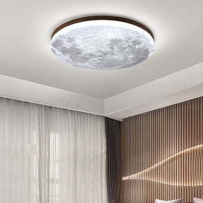 Simple Minimalist Moon Round LED Ceiling Light