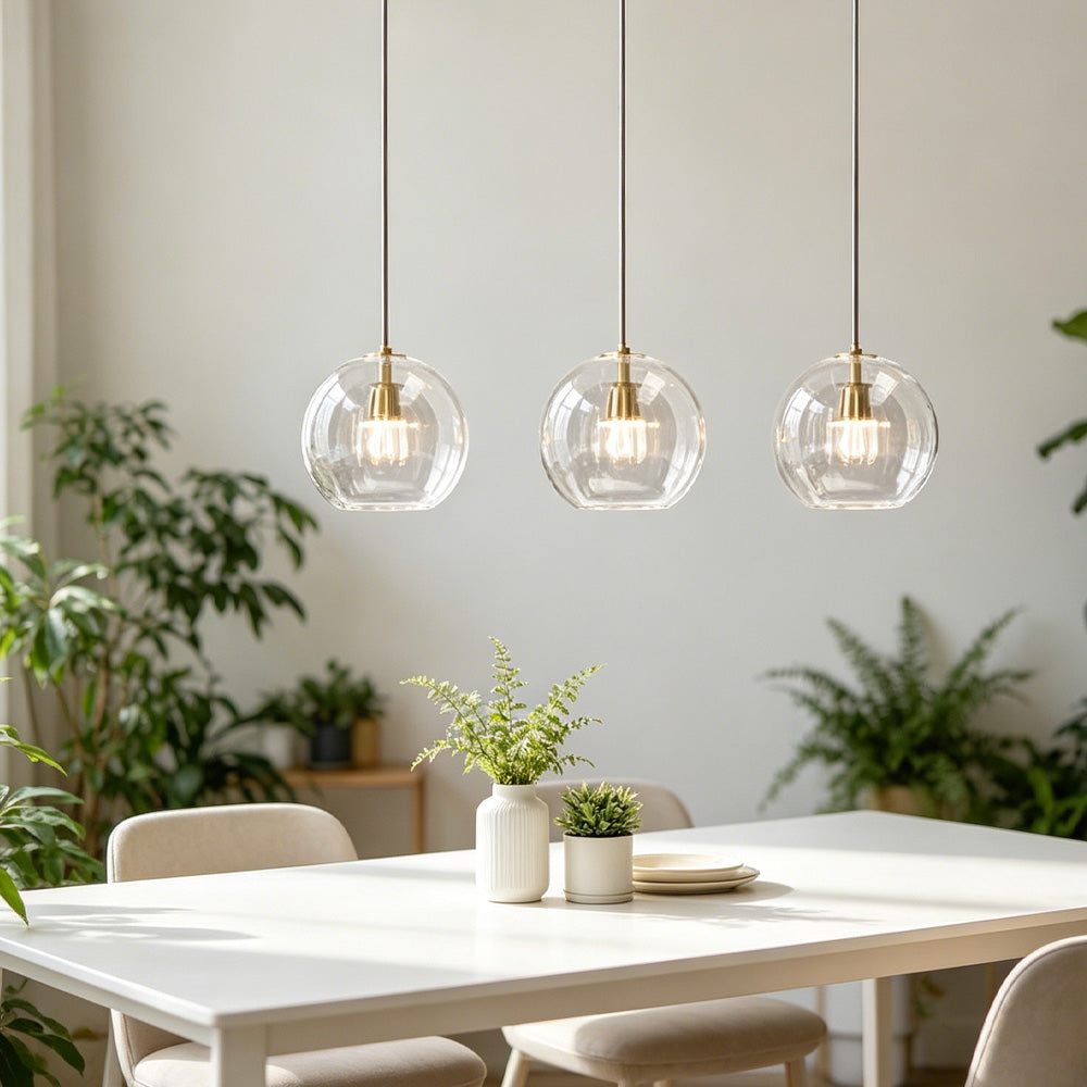 Modern Nordic Glass Pendant Light for Living Room, Kitchen