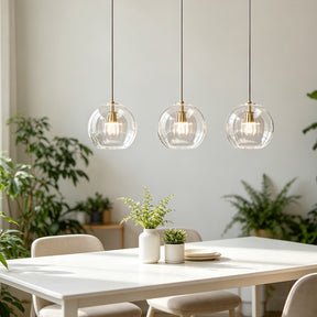 Modern Nordic Glass Pendant Light for Living Room, Kitchen