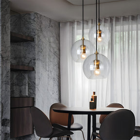 Modern Nordic Glass Pendant Light for Living Room, Kitchen
