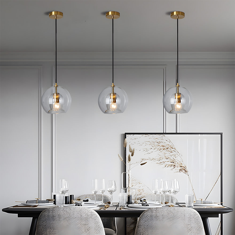 Modern Nordic Glass Pendant Light for Living Room, Kitchen