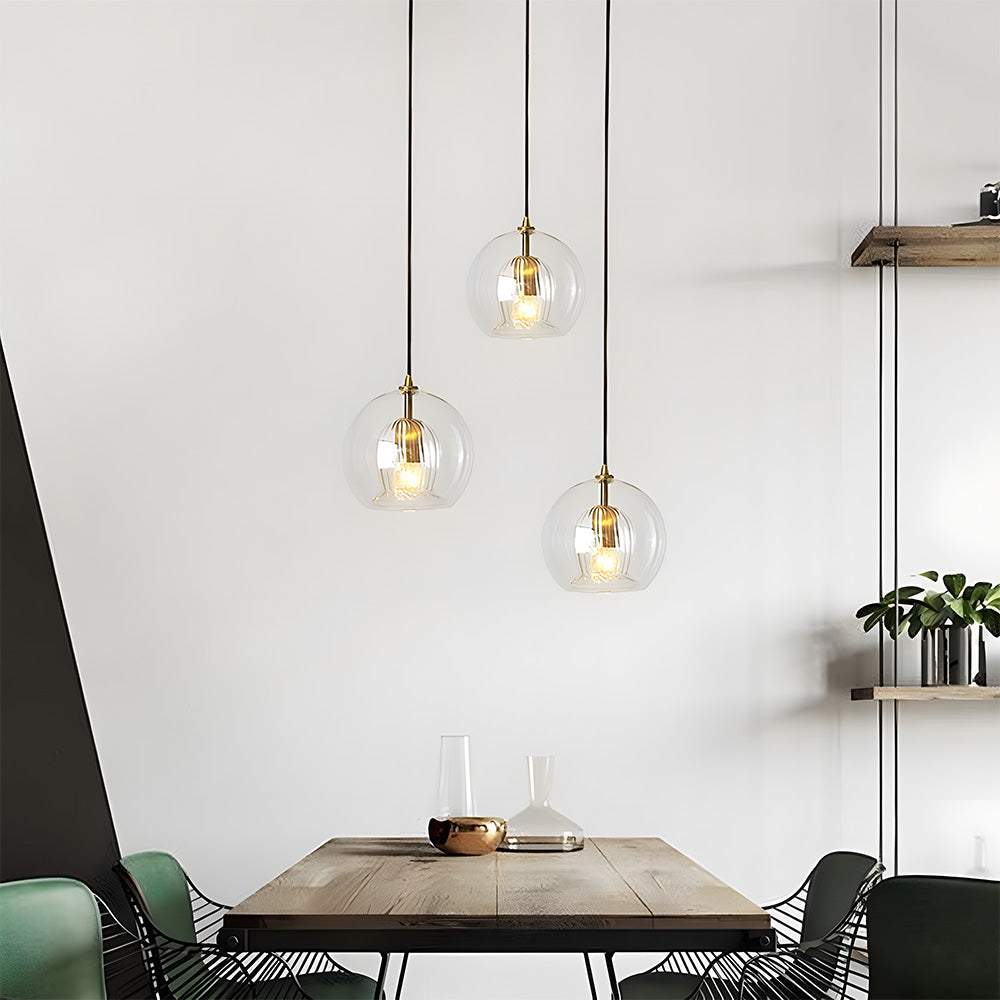 Modern Nordic Glass Pendant Light for Living Room, Kitchen