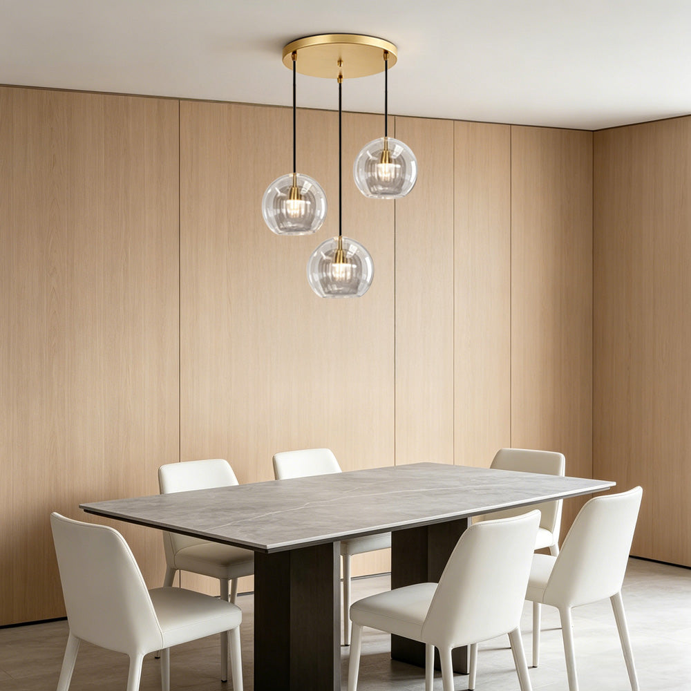 Modern Nordic Glass Pendant Light for Living Room, Kitchen