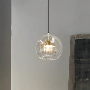 Nordic Modern Bedroom Spherical Glass Pendant Lights